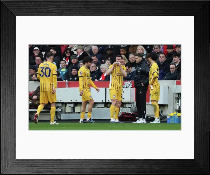 Framed Print : Brentford v Brighton and Hove Albion Premier League 21FEB26 Framed Print : Brentford v Brighton and Hove Albion Premier League 21FEB26