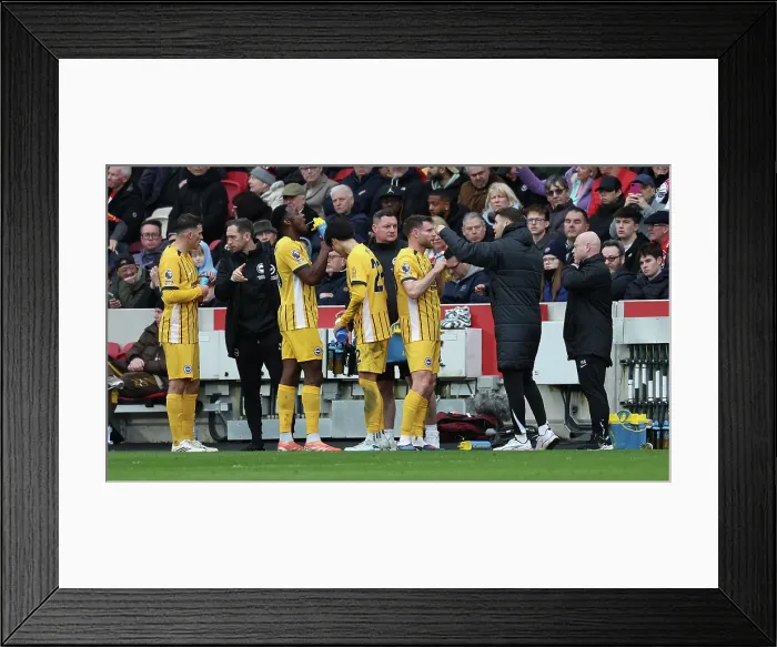 Framed Print : Brentford v Brighton and Hove Albion Premier League 21FEB26 Framed Print : Brentford v Brighton and Hove Albion Premier League 21FEB26