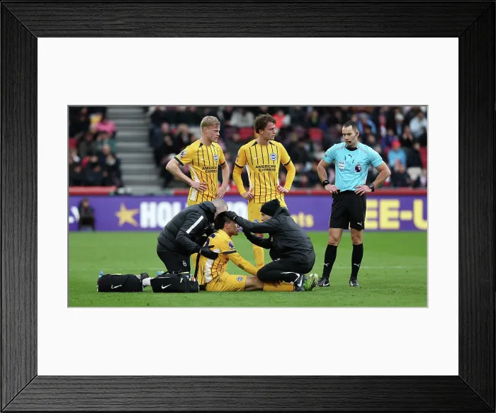 Framed Print : Brentford v Brighton and Hove Albion Premier League 21FEB26