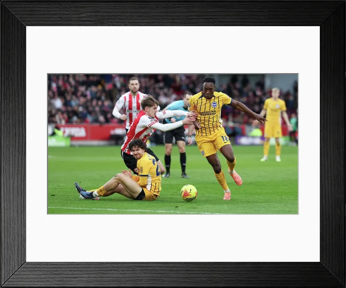 Framed Print : Brentford v Brighton and Hove Albion Premier League 21FEB26 Framed Print : Brentford v Brighton and Hove Albion Premier League 21FEB26