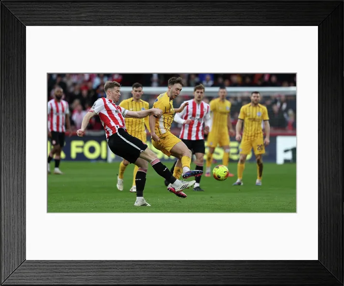 Framed Print : Brentford v Brighton and Hove Albion Premier League 21FEB26 Framed Print : Brentford v Brighton and Hove Albion Premier League 21FEB26