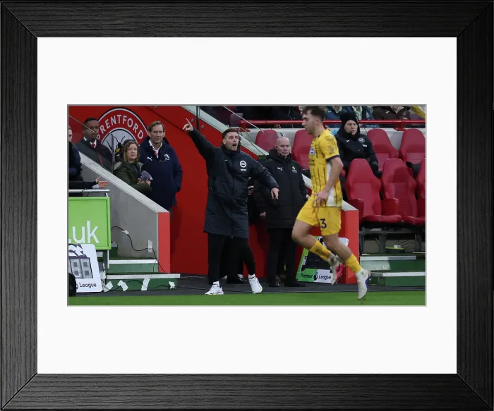 Framed Print : Brentford v Brighton and Hove Albion Premier League 21FEB26 Framed Print : Brentford v Brighton and Hove Albion Premier League 21FEB26