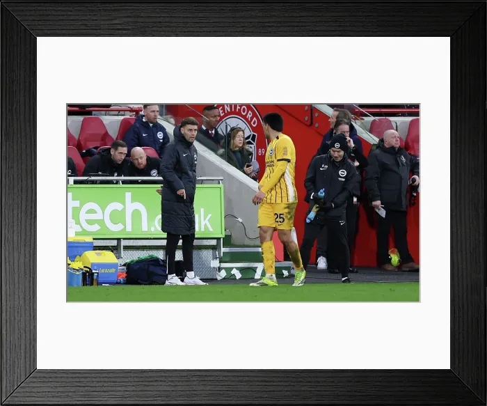 Framed Print : Brentford v Brighton and Hove Albion Premier League 21FEB26 Framed Print : Brentford v Brighton and Hove Albion Premier League 21FEB26