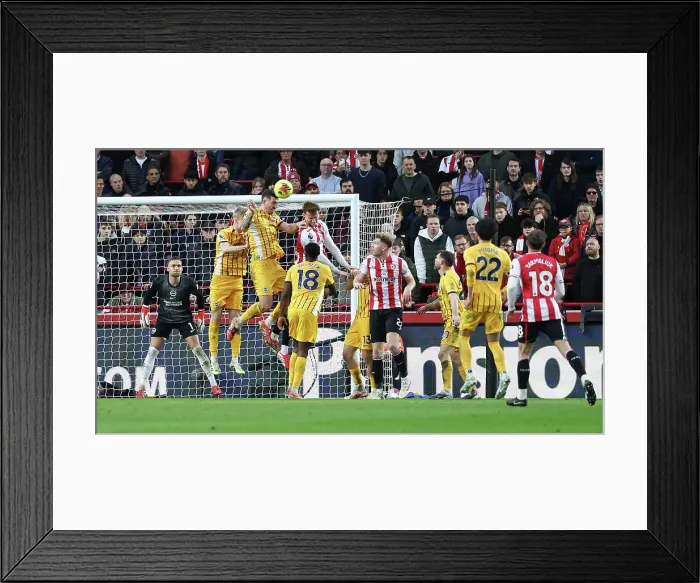 Framed Print : Brentford v Brighton and Hove Albion Premier League 21FEB26 Framed Print : Brentford v Brighton and Hove Albion Premier League 21FEB26
