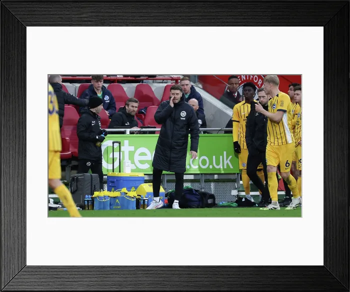 Framed Print : Brentford v Brighton and Hove Albion Premier League 21FEB26
