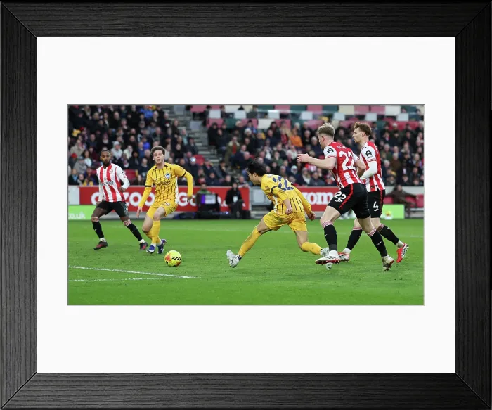 Framed Print : Brentford v Brighton and Hove Albion Premier League 21FEB26