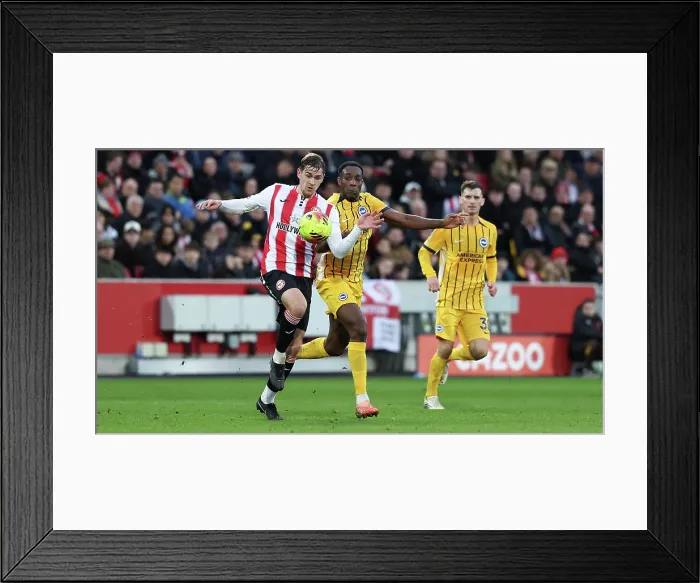 Framed Print : Brentford v Brighton and Hove Albion Premier League 21FEB26 Framed Print : Brentford v Brighton and Hove Albion Premier League 21FEB26