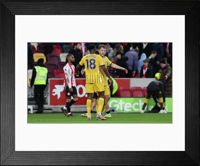 Framed Print : Brentford v Brighton and Hove Albion Premier League 21FEB26 Framed Print : Brentford v Brighton and Hove Albion Premier League 21FEB26