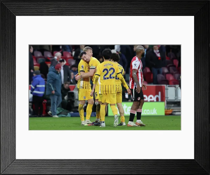 Framed Print : Brentford v Brighton and Hove Albion Premier League 21FEB26 Framed Print : Brentford v Brighton and Hove Albion Premier League 21FEB26