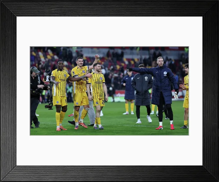 Framed Print : Brentford v Brighton and Hove Albion Premier League 21FEB26 Framed Print : Brentford v Brighton and Hove Albion Premier League 21FEB26