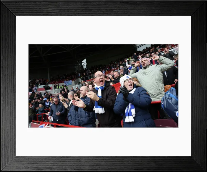 Framed Print : Brentford v Brighton & Hove Albion 21FEB26 186