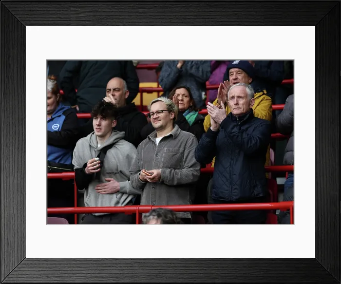 Framed Print : Brentford v Brighton and Hove Albion Premier League 21FEB26