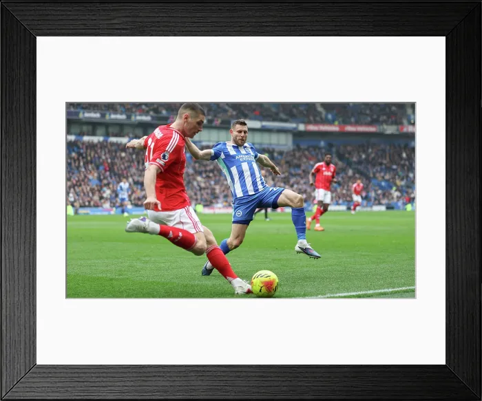 Framed Print : Brighton and Hove Albion v Nottingham Forest Premier League 01MAR26