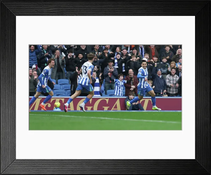 Framed Print : Brighton and Hove Albion v Nottingham Forest Premier League 01MAR26 Framed Print : Brighton and Hove Albion v Nottingham Forest Premier League 01MAR26