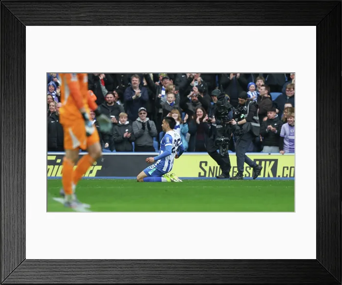 Framed Print : Brighton and Hove Albion v Nottingham Forest Premier League 01MAR26 Framed Print : Brighton and Hove Albion v Nottingham Forest Premier League 01MAR26