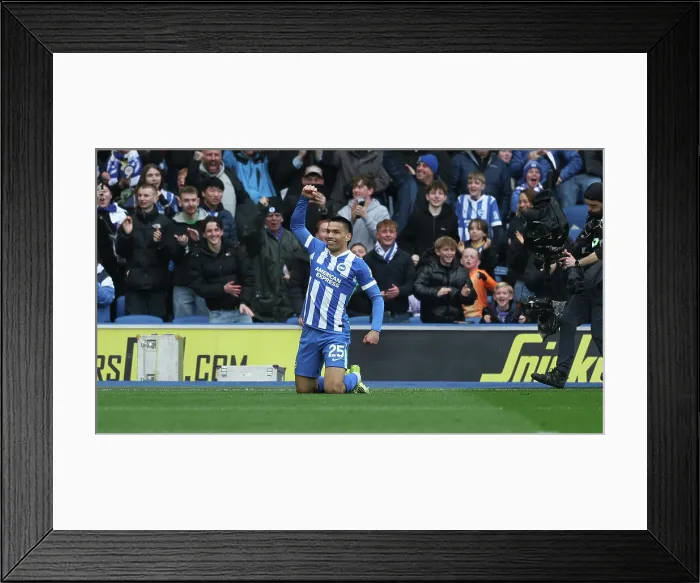 Framed Print : Brighton and Hove Albion v Nottingham Forest Premier League 01MAR26 Framed Print : Brighton and Hove Albion v Nottingham Forest Premier League 01MAR26