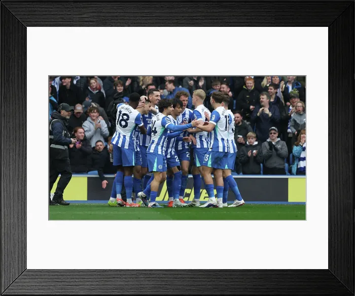 Framed Print : Brighton and Hove Albion v Nottingham Forest Premier League 01MAR26 Framed Print : Brighton and Hove Albion v Nottingham Forest Premier League 01MAR26
