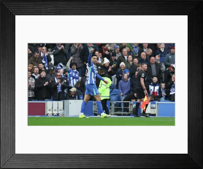 Framed Print : Brighton and Hove Albion v Nottingham Forest Premier League 01MAR26 Framed Print : Brighton and Hove Albion v Nottingham Forest Premier League 01MAR26