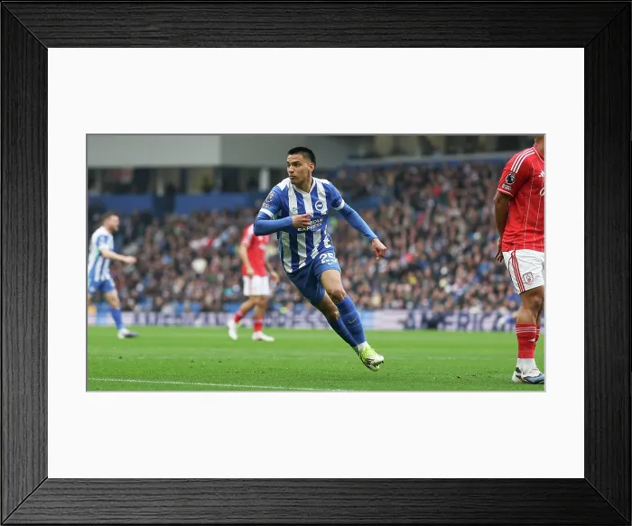 Framed Print : Brighton and Hove Albion v Nottingham Forest Premier League 01MAR26 Framed Print : Brighton and Hove Albion v Nottingham Forest Premier League 01MAR26