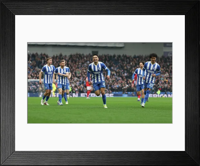 Framed Print : Brighton and Hove Albion v Nottingham Forest Premier League 01MAR26 Framed Print : Brighton and Hove Albion v Nottingham Forest Premier League 01MAR26