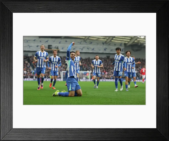 Framed Print : Brighton and Hove Albion v Nottingham Forest Premier League 01MAR26 Framed Print : Brighton and Hove Albion v Nottingham Forest Premier League 01MAR26