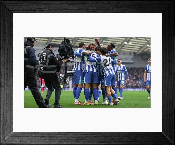 Framed Print : Brighton and Hove Albion v Nottingham Forest Premier League 01MAR26 Framed Print : Brighton and Hove Albion v Nottingham Forest Premier League 01MAR26
