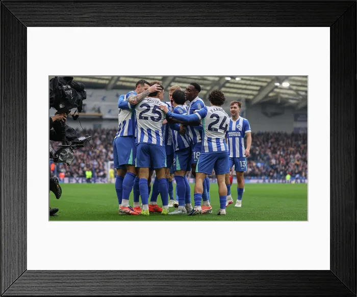 Framed Print : Brighton and Hove Albion v Nottingham Forest Premier League 01MAR26 Framed Print : Brighton and Hove Albion v Nottingham Forest Premier League 01MAR26
