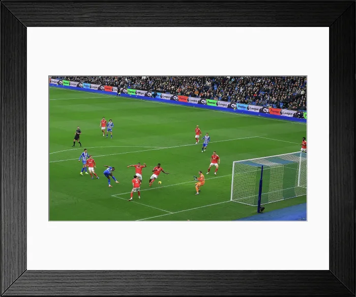 Framed Print : Brighton and Hove Albion v Nottingham Forest Premier League 01MAR26 Framed Print : Brighton and Hove Albion v Nottingham Forest Premier League 01MAR26