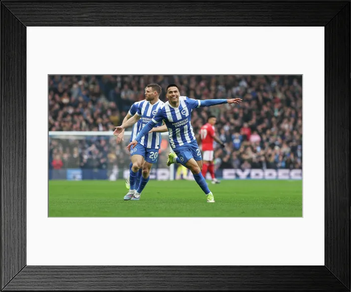 Framed Print : Brighton and Hove Albion v Nottingham Forest Premier League 01MAR26 Framed Print : Brighton and Hove Albion v Nottingham Forest Premier League 01MAR26