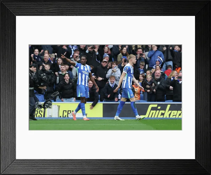 Framed Print : Brighton and Hove Albion v Nottingham Forest Premier League 01MAR26 Framed Print : Brighton and Hove Albion v Nottingham Forest Premier League 01MAR26