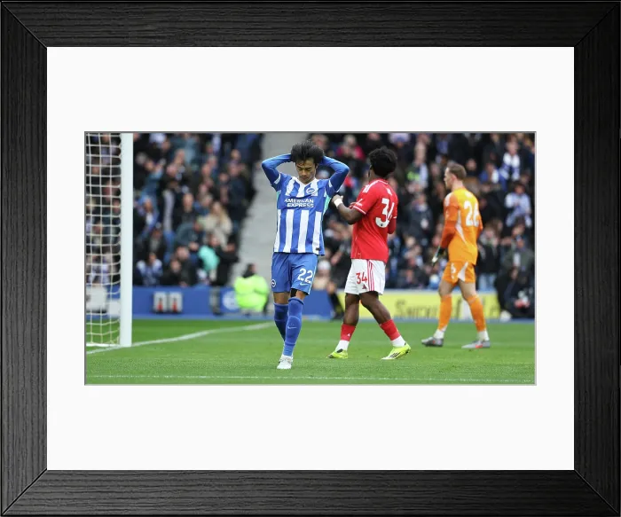 Framed Print : Brighton and Hove Albion v Nottingham Forest Premier League 01MAR26 Framed Print : Brighton and Hove Albion v Nottingham Forest Premier League 01MAR26