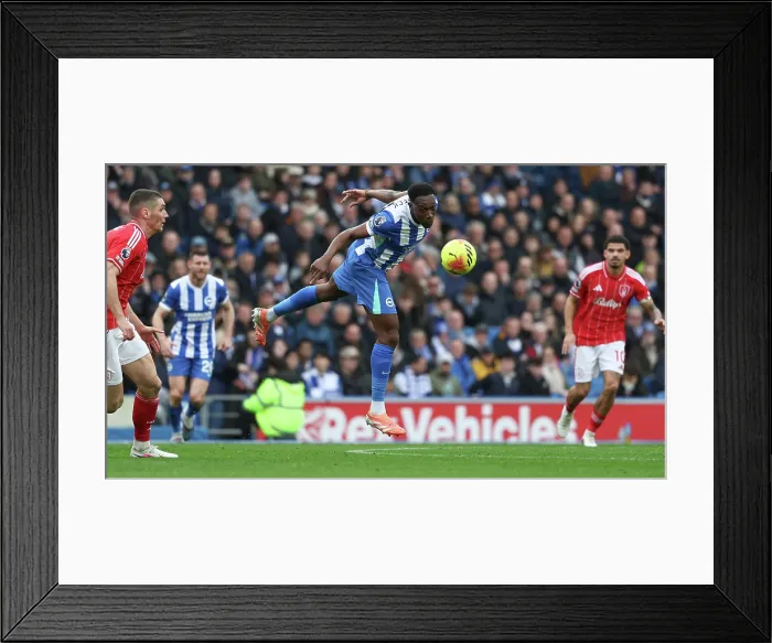 Framed Print : Brighton and Hove Albion v Nottingham Forest Premier League 01MAR26