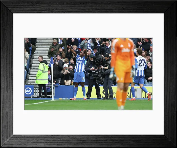 Framed Print : Brighton and Hove Albion v Nottingham Forest Premier League 01MAR26 Framed Print : Brighton and Hove Albion v Nottingham Forest Premier League 01MAR26
