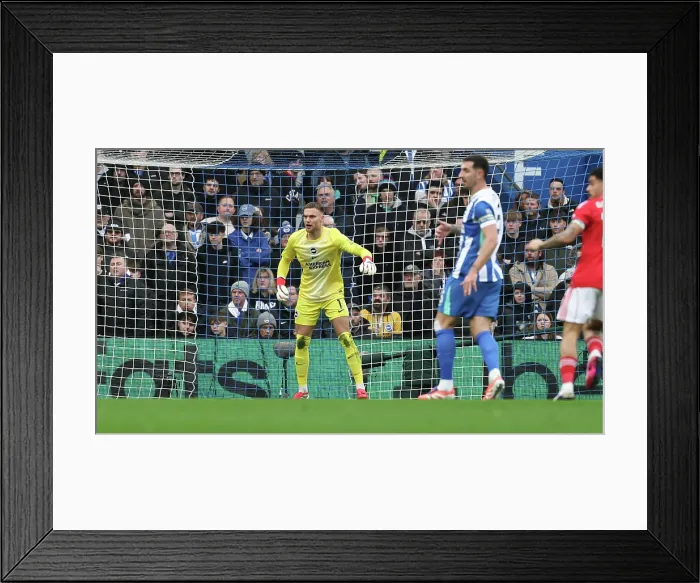 Framed Print : Brighton and Hove Albion v Nottingham Forest Premier League 01MAR26