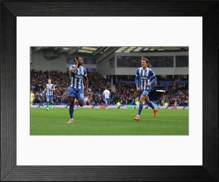 Framed Print : Brighton and Hove Albion v Nottingham Forest Premier League 01MAR26 Framed Print : Brighton and Hove Albion v Nottingham Forest Premier League 01MAR26