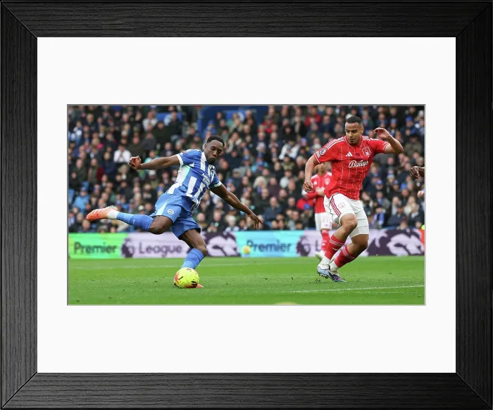 Framed Print : Brighton and Hove Albion v Nottingham Forest Premier League 01MAR26 Framed Print : Brighton and Hove Albion v Nottingham Forest Premier League 01MAR26