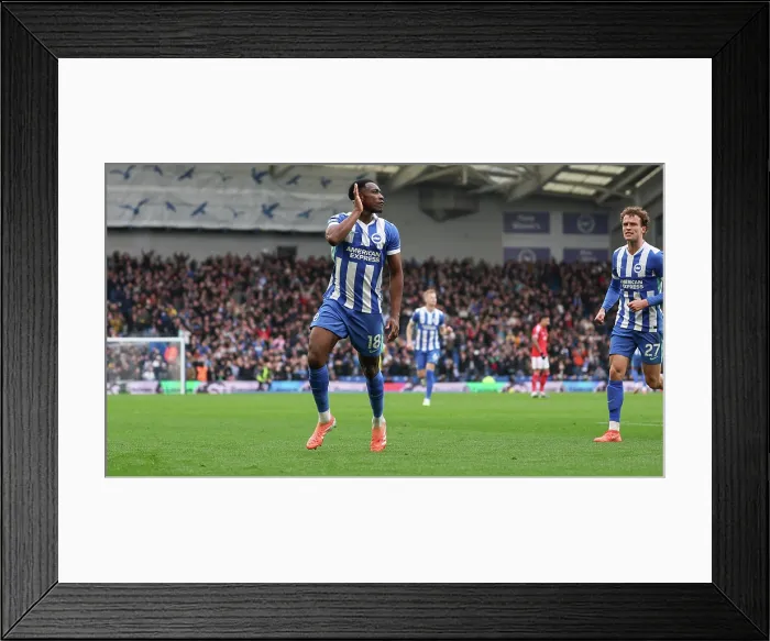 Framed Print : Brighton and Hove Albion v Nottingham Forest Premier League 01MAR26 Framed Print : Brighton and Hove Albion v Nottingham Forest Premier League 01MAR26