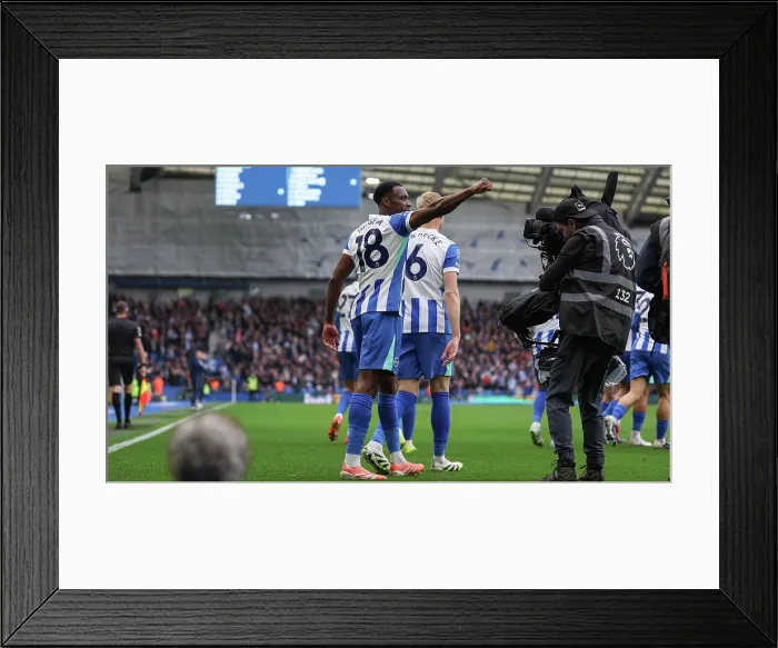 Framed Print : Brighton and Hove Albion v Nottingham Forest Premier League 01MAR26 Framed Print : Brighton and Hove Albion v Nottingham Forest Premier League 01MAR26