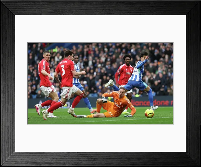 Framed Print : Brighton and Hove Albion v Nottingham Forest Premier League 01MAR26 Framed Print : Brighton and Hove Albion v Nottingham Forest Premier League 01MAR26