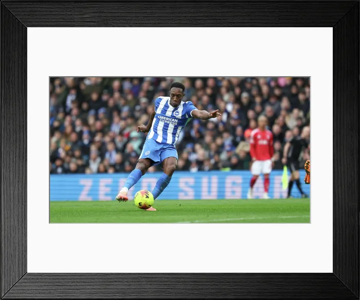 Framed Print : Brighton and Hove Albion v Nottingham Forest Premier League 01MAR26 Framed Print : Brighton and Hove Albion v Nottingham Forest Premier League 01MAR26