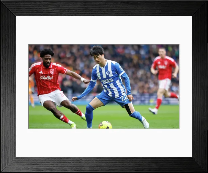 Framed Print : Brighton and Hove Albion v Nottingham Forest Premier League 01MAR26 Framed Print : Brighton and Hove Albion v Nottingham Forest Premier League 01MAR26