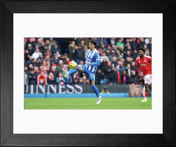 Framed Print : Brighton and Hove Albion v Nottingham Forest Premier League 01MAR26 Framed Print : Brighton and Hove Albion v Nottingham Forest Premier League 01MAR26