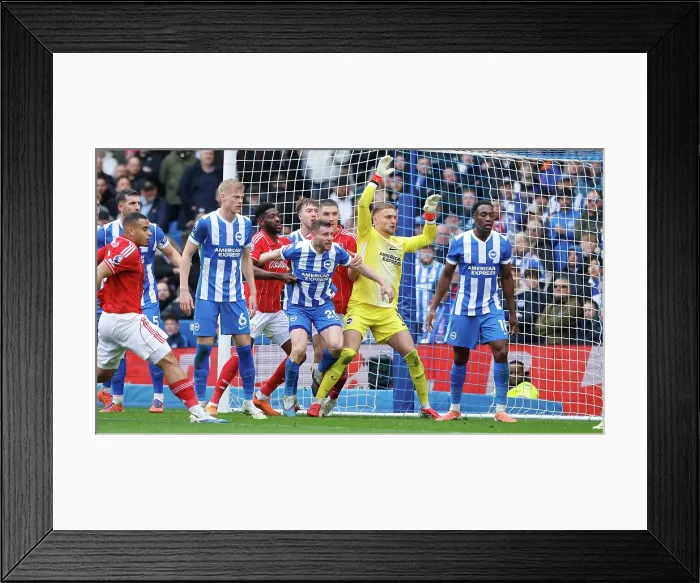 Framed Print : Brighton and Hove Albion v Nottingham Forest Premier League 01MAR26 Framed Print : Brighton and Hove Albion v Nottingham Forest Premier League 01MAR26