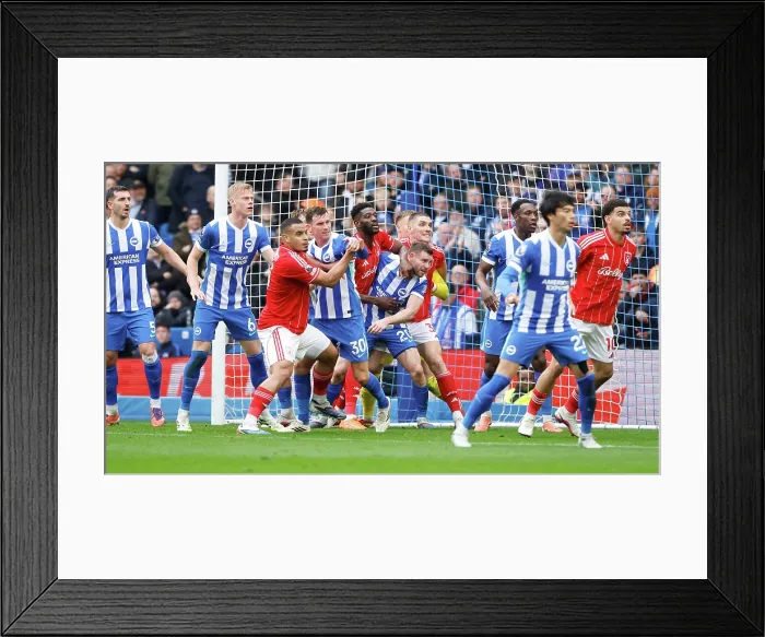 Framed Print : Brighton and Hove Albion v Nottingham Forest Premier League 01MAR26 Framed Print : Brighton and Hove Albion v Nottingham Forest Premier League 01MAR26