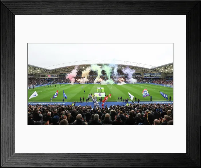 Framed Print : Brighton and Hove Albion v Nottingham Forest Premier League 01MAR26 Framed Print : Brighton and Hove Albion v Nottingham Forest Premier League 01MAR26