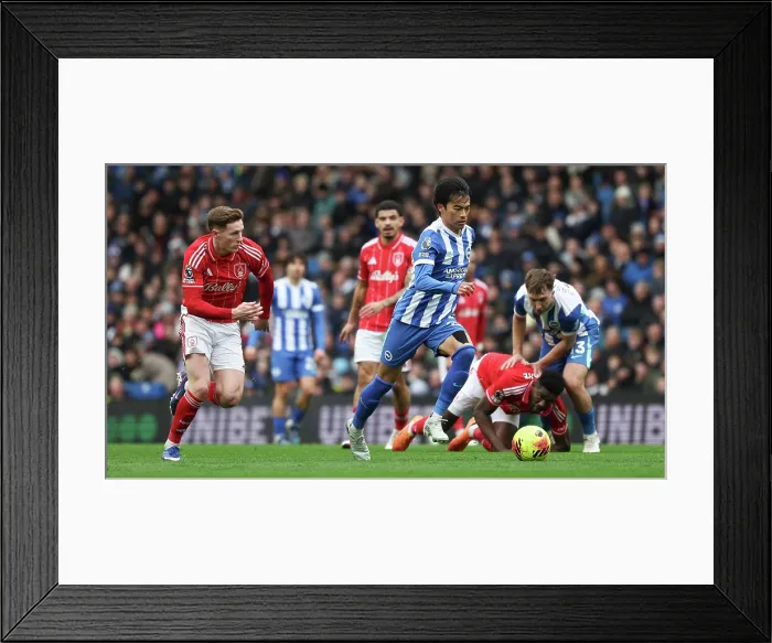 Framed Print : Brighton and Hove Albion v Nottingham Forest Premier League 01MAR26 Framed Print : Brighton and Hove Albion v Nottingham Forest Premier League 01MAR26
