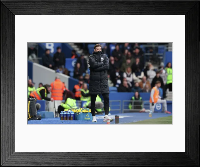 Framed Print : Brighton and Hove Albion v Nottingham Forest Premier League 01MAR26 Framed Print : Brighton and Hove Albion v Nottingham Forest Premier League 01MAR26
