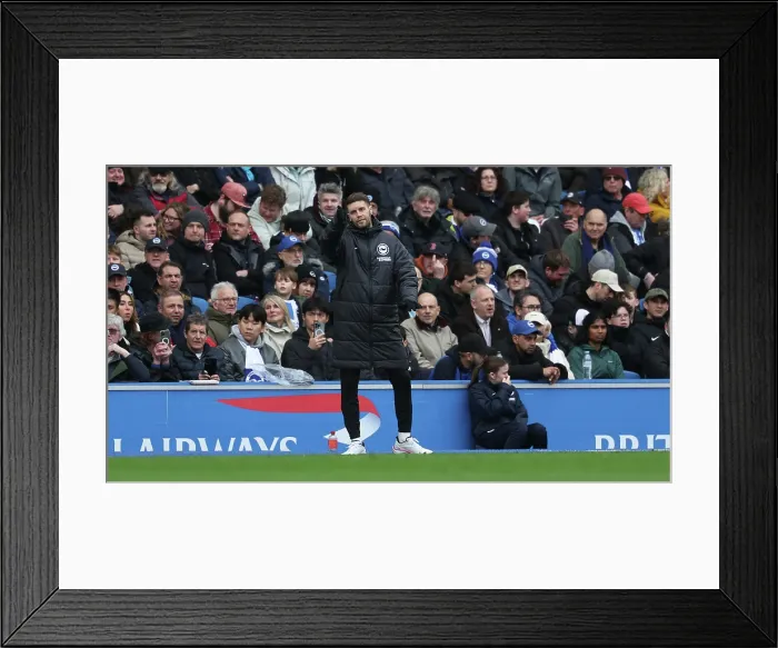 Framed Print : Brighton and Hove Albion v Nottingham Forest Premier League 01MAR26 Framed Print : Brighton and Hove Albion v Nottingham Forest Premier League 01MAR26