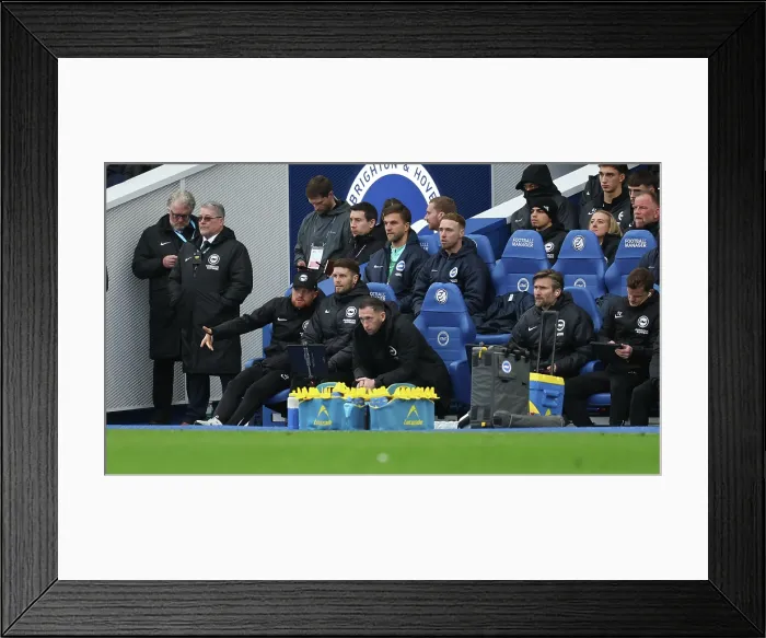 Framed Print : Brighton and Hove Albion v Nottingham Forest Premier League 01MAR26 Framed Print : Brighton and Hove Albion v Nottingham Forest Premier League 01MAR26