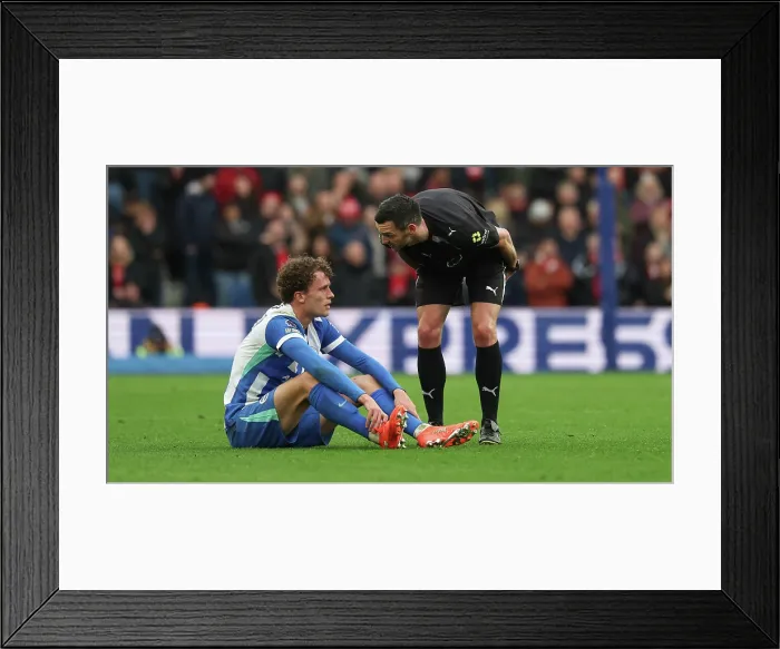 Framed Print : Brighton and Hove Albion v Nottingham Forest Premier League 01MAR26 Framed Print : Brighton and Hove Albion v Nottingham Forest Premier League 01MAR26